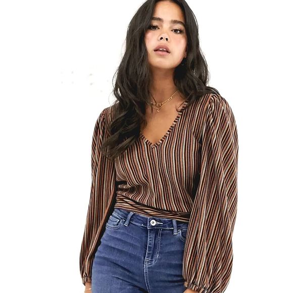 Free People Tops - Free People "Fall Nights" Wrap Top